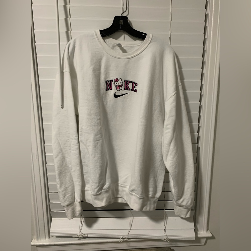Hello Kitty custom made Nike sweatshirt